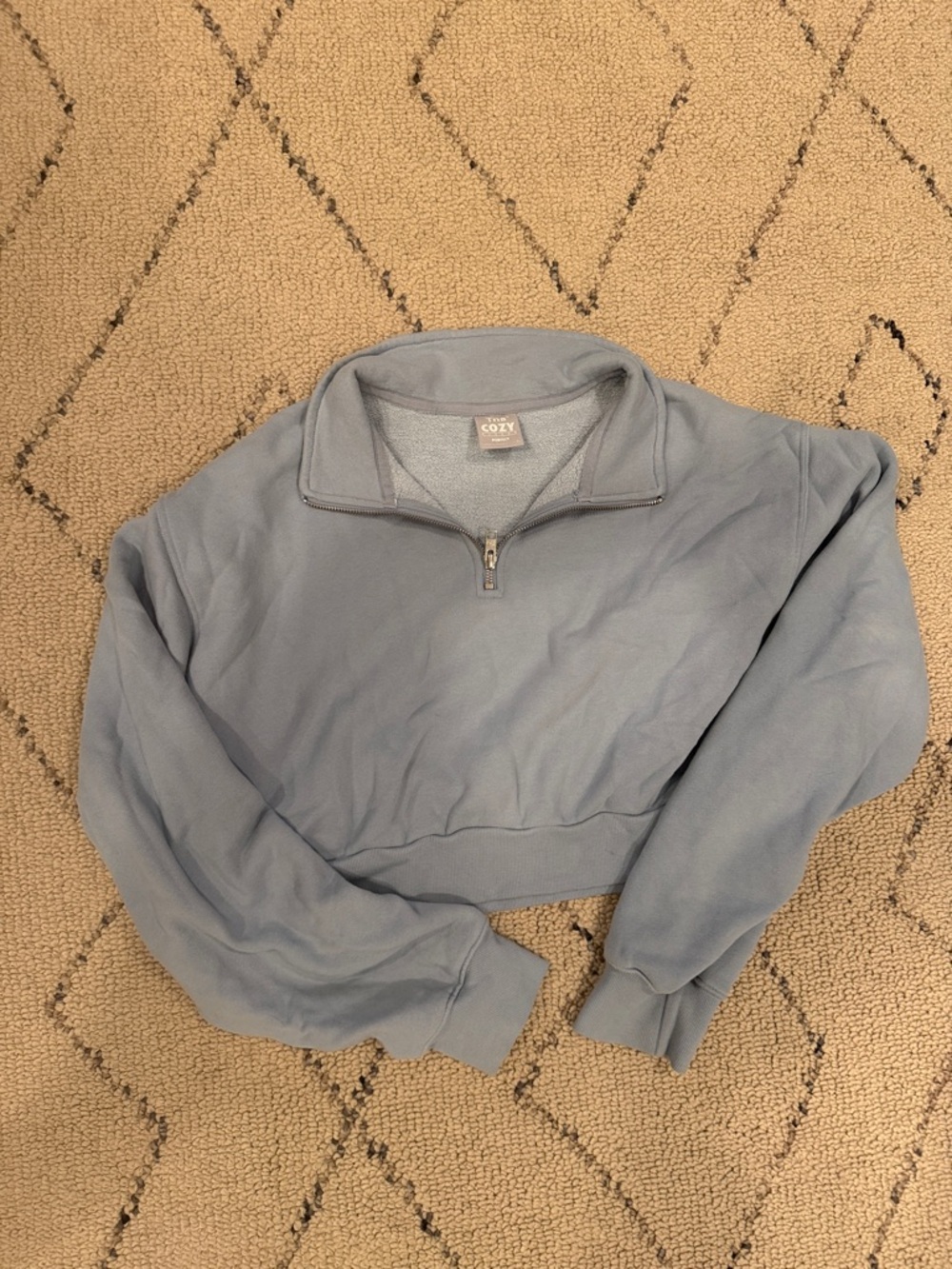 Aritzia Quarter-Zip - Light Blue